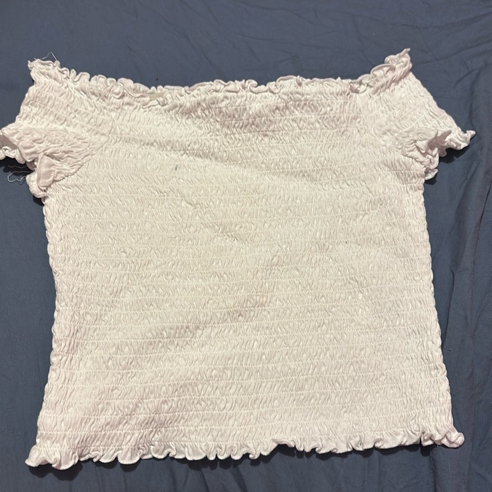 White crop top from So Size M